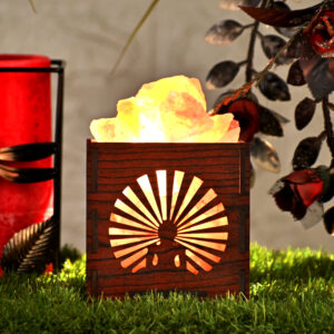 Buddha Nirwana Basket Salt Lamps