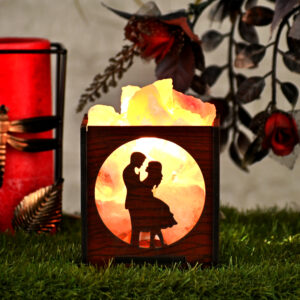Couple Fairy Basket Salt Lamps (4x4.5)