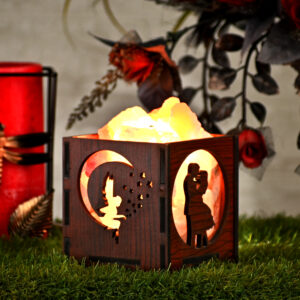 Couple Fairy Basket Salt Lamps (4x3.5)