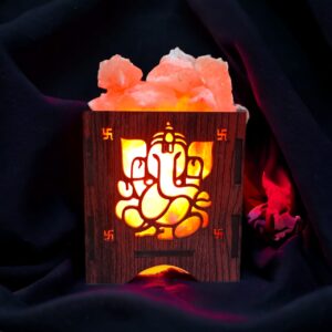 Ganesha Basket Salt Lamps