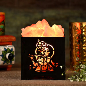 Hare Krishna Basket Salt Lamps