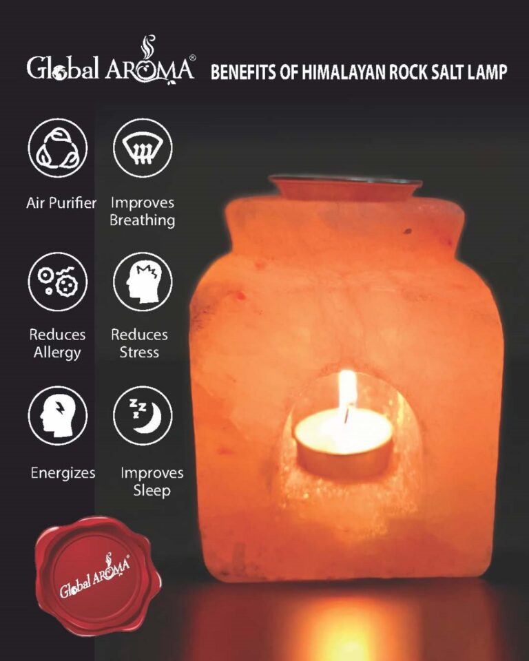 Himalyan rock salt lamp global aroma.9