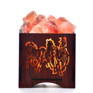 Horse Basket Salt Lamps