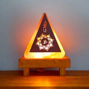 Pyramid Shri Om Salt Lamps