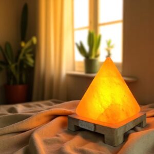 Pyramid Salt Lamps