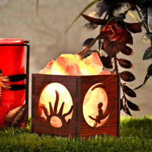 Sunmoon Basket Salt Lamps (4x4.5)