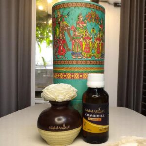 Chamomile Ceramic Pot Reed Diffuser Set