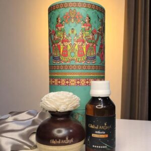 Atheria Ceramic Pot Reed Diffuser Set