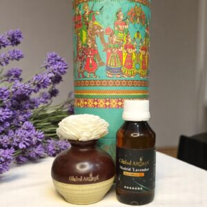 Madrid Lavender Ceramic Pot Reed Diffuser Set