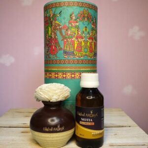 Motia Ceramic Pot Reed Diffuser Set