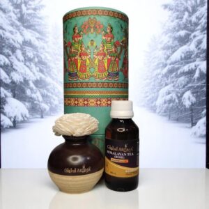 Himalayan Tea Rose Ceramic Pot Reed Diffuser Set