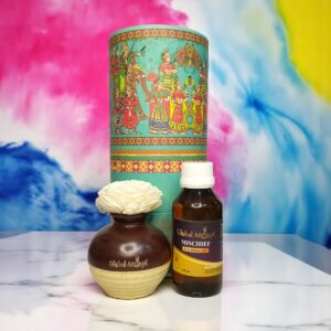 Mischief Ceramic Pot Reed Diffuser Set