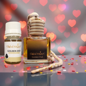 Golden Oud Car Fragnance with 15ML Refill (Free)