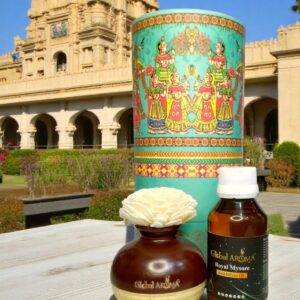 Royal Mysore Ceramic Pot Reed Diffuser Set