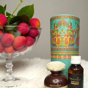 Shahi Litchi Ceramic Pot Reed Diffuser Set