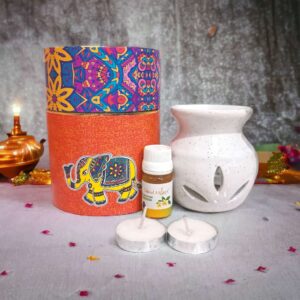 Candle Ceramic Diffuser (GACD 1) + 15ml Oil