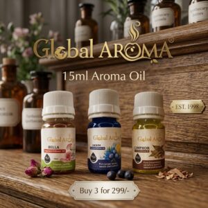 Buy 3 for 299/- 15ml Aroma Oil (Pack of 3)