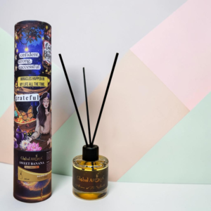 Sweet Banana Reed Diffuser Gift Set – 50 ml with Fiber Reeds