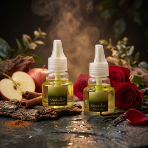 Plug-in Scented Oil Refill Pack – Apple Cinnamon & Velvet Kiss 45ML Each (2-Pack)