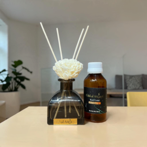 Red Gold Reed Diffuser Set (100ml with 5 Reed Sticks)