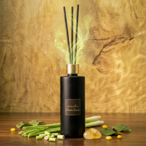 Lemon Grass Reed Diffuser Set (60ml with 5 Reed Sticks)