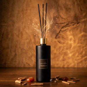 Sandalwood Reed Diffuser Set (60ml with 5 Reed Sticks)