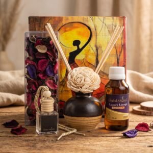 Luxury Lounge Reed Diffuser Set – Complete Home & Car Fragrance Collection (100ml)