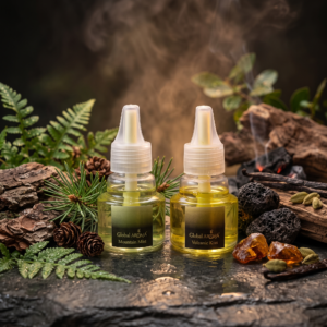 Plug-in Scented Oil Refill Pack – Mountain Mist & Volcanic Kiss 45 ML Each (2-Pack)