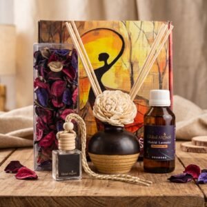 Madrid Lavender Reed Diffuser Set – Complete Home & Car Fragrance Collection (100ml)
