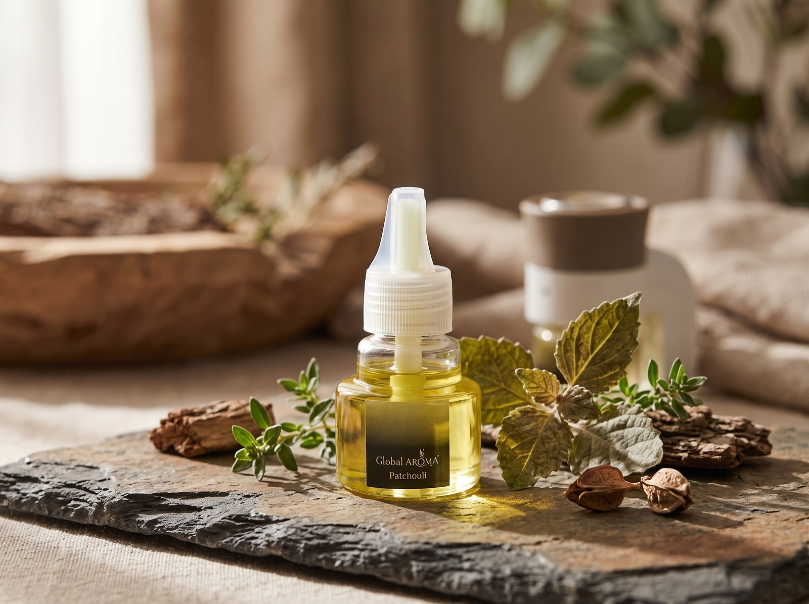PATCHAULI 45ML AROMA PLUG-IN REFILL.